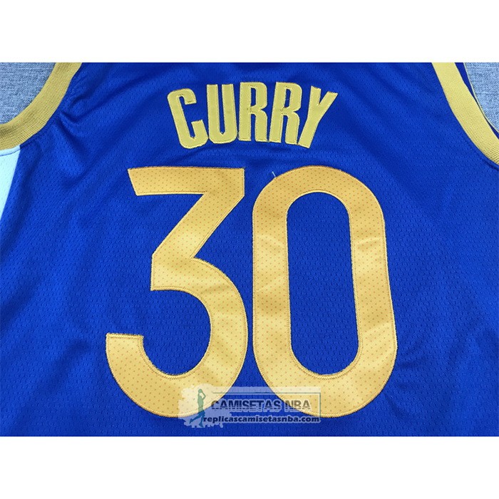Camiseta Golden State Warriors Stephen Curry NO 30 Icon 2022-23 Azul